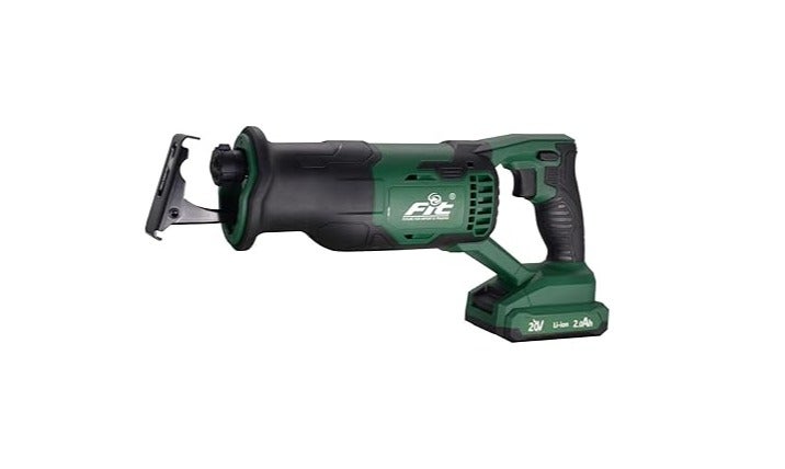 FIT 20V Lithium Cordless Front Saw + 2x2Ah Batteries & Fast Charger